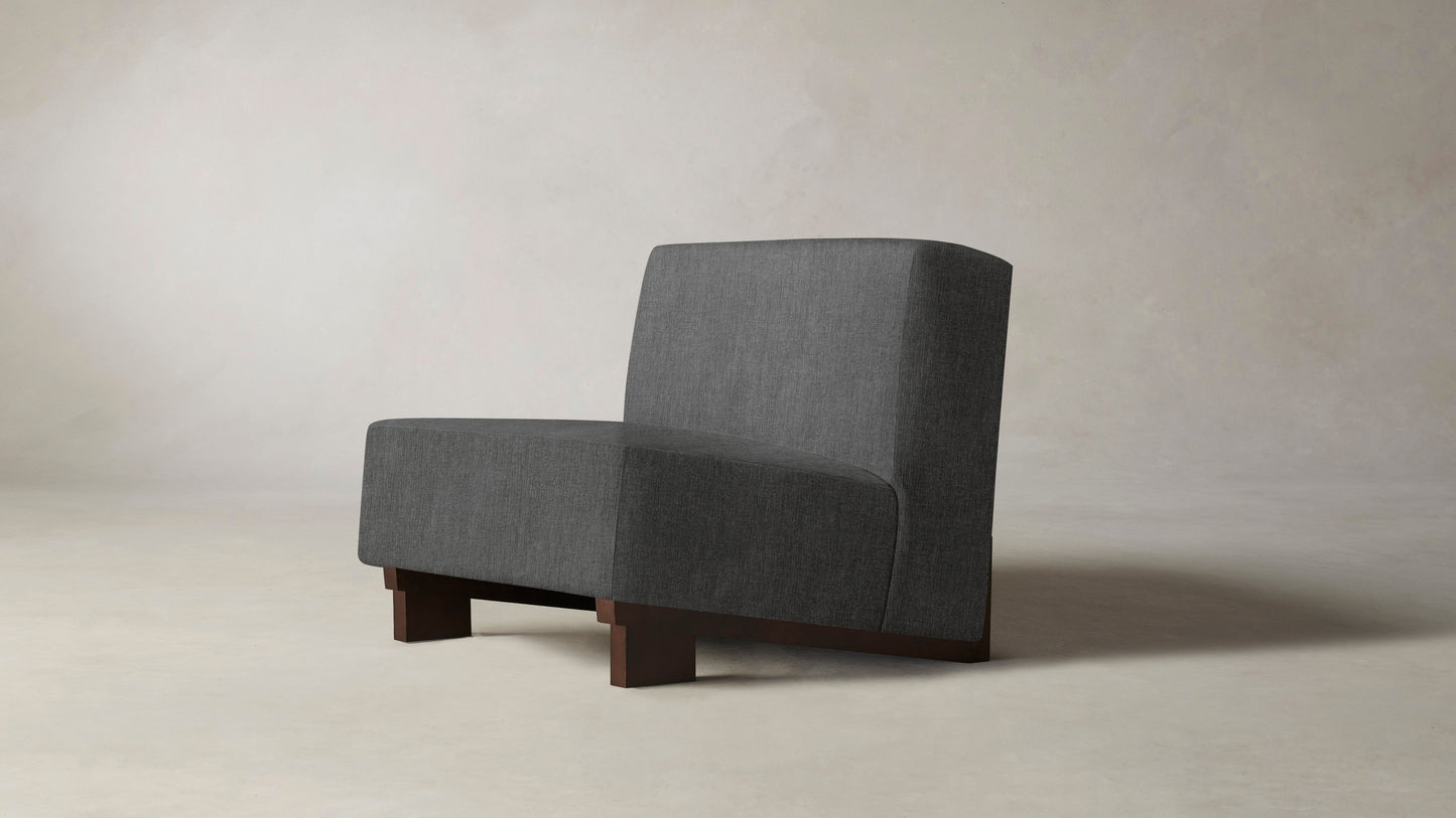 The Remsen - Performance Tweed Smoke Chair