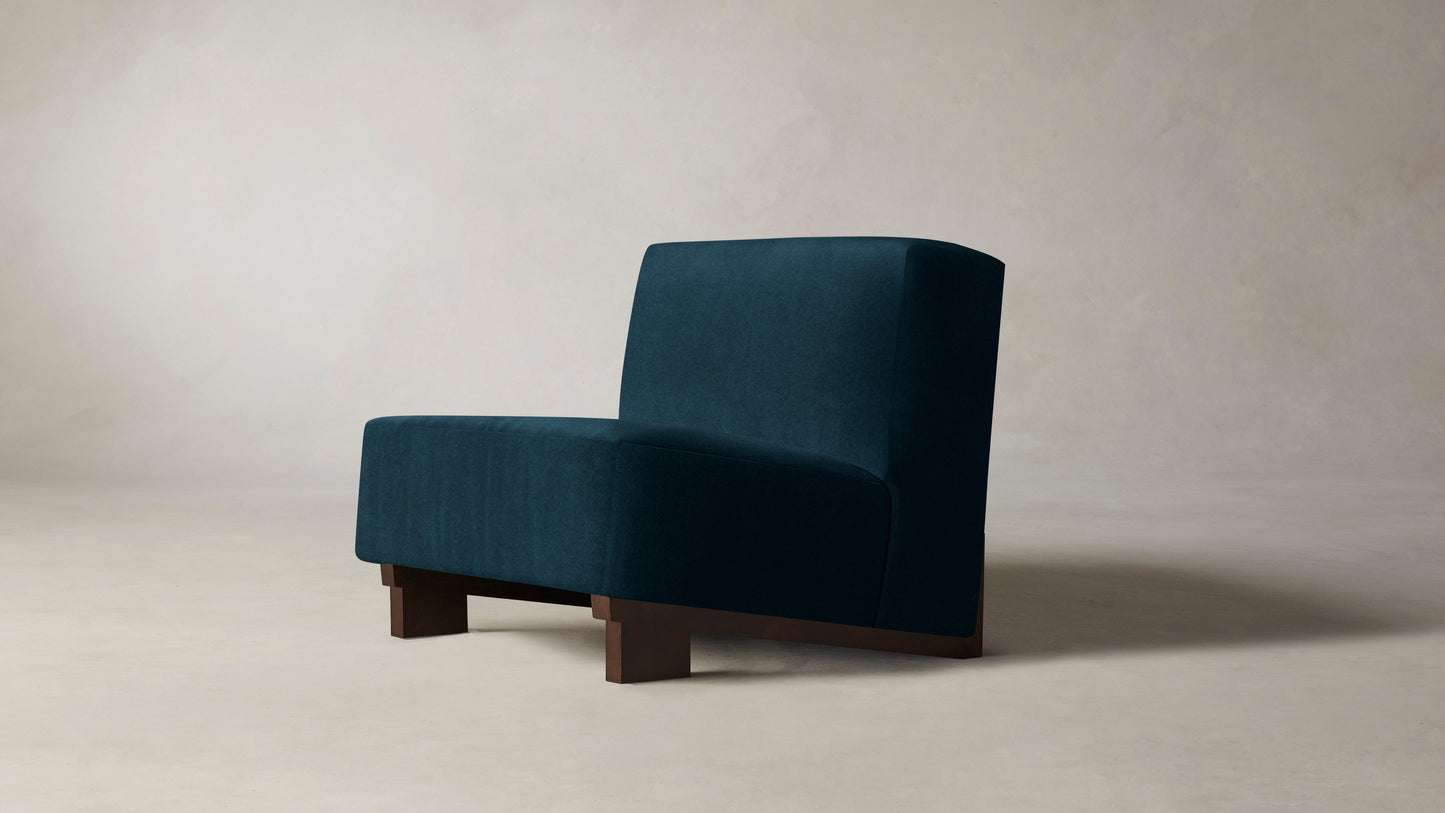 The Remsen - Performance Velvet Lagoon Chair