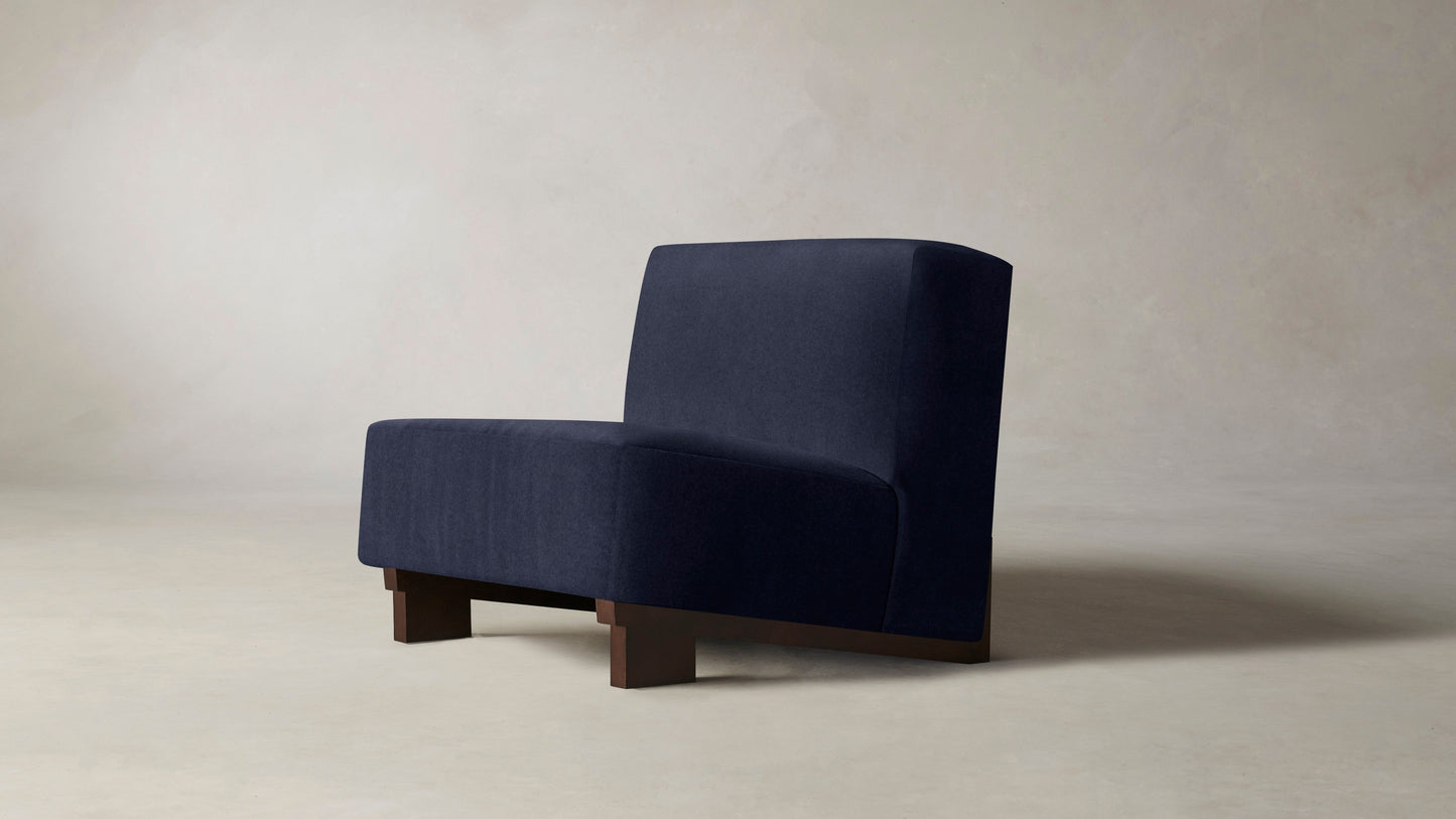 The Remsen - Performance Velvet Midnight Chair