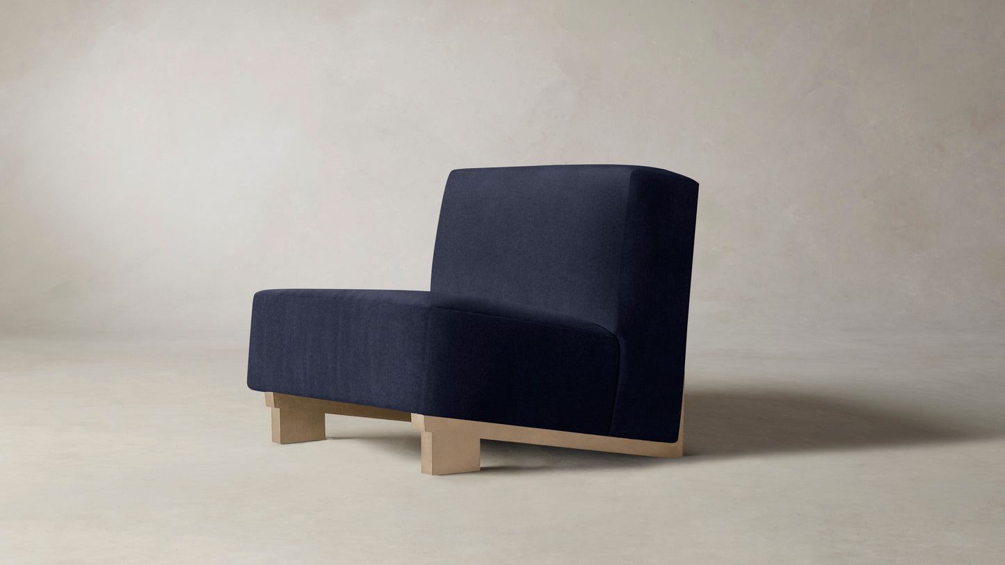 The Remsen - Performance Velvet Midnight Chair