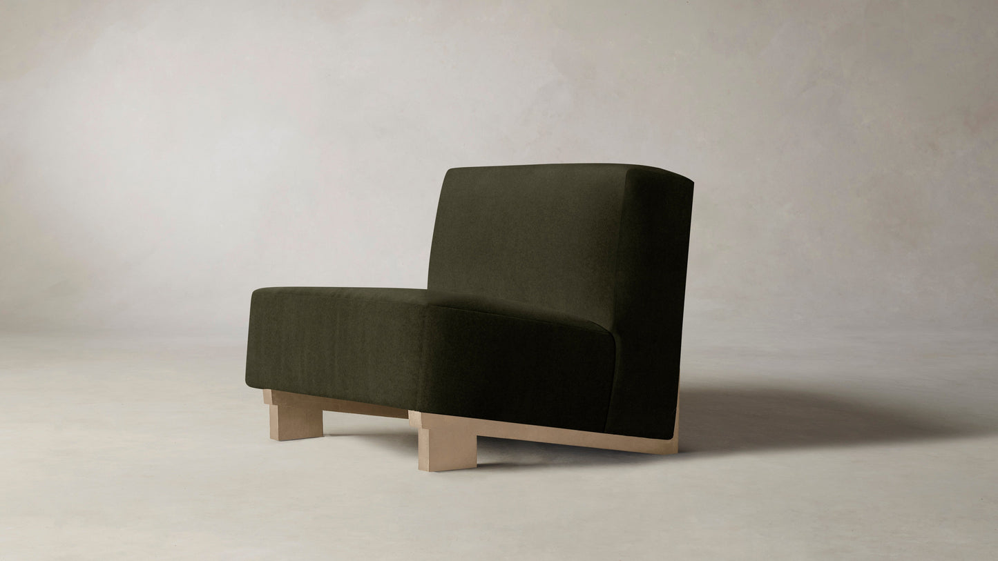 The Remsen - Performance Velvet Olive Chair
