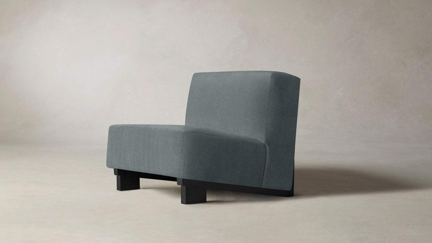 The Remsen - Performance Velvet Seafoam Chair