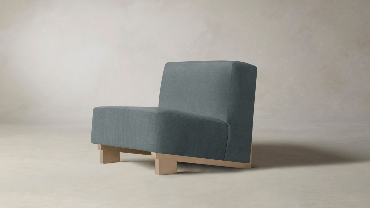 The Remsen - Performance Velvet Seafoam Chair