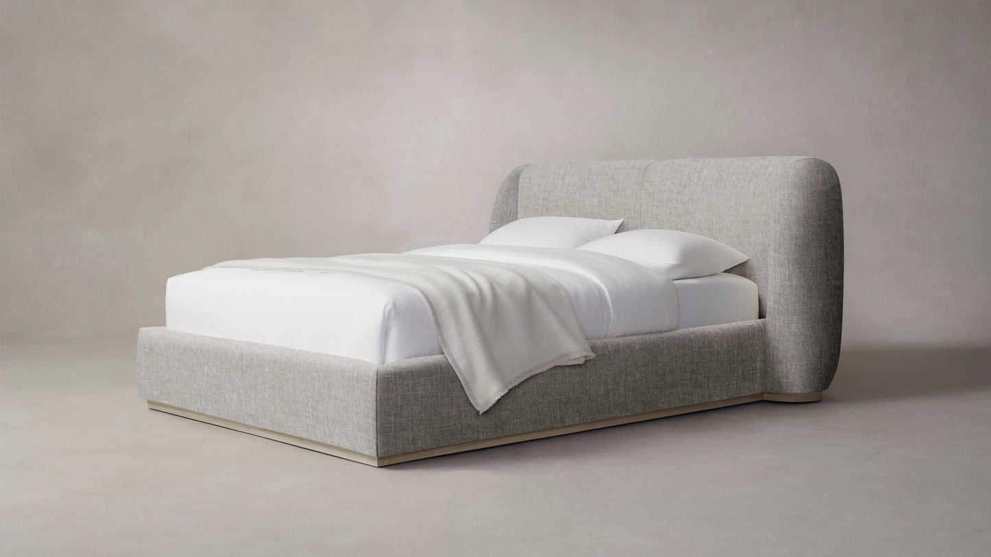 The Smith - Belgian Linen Agate Bed - 42" Headboard