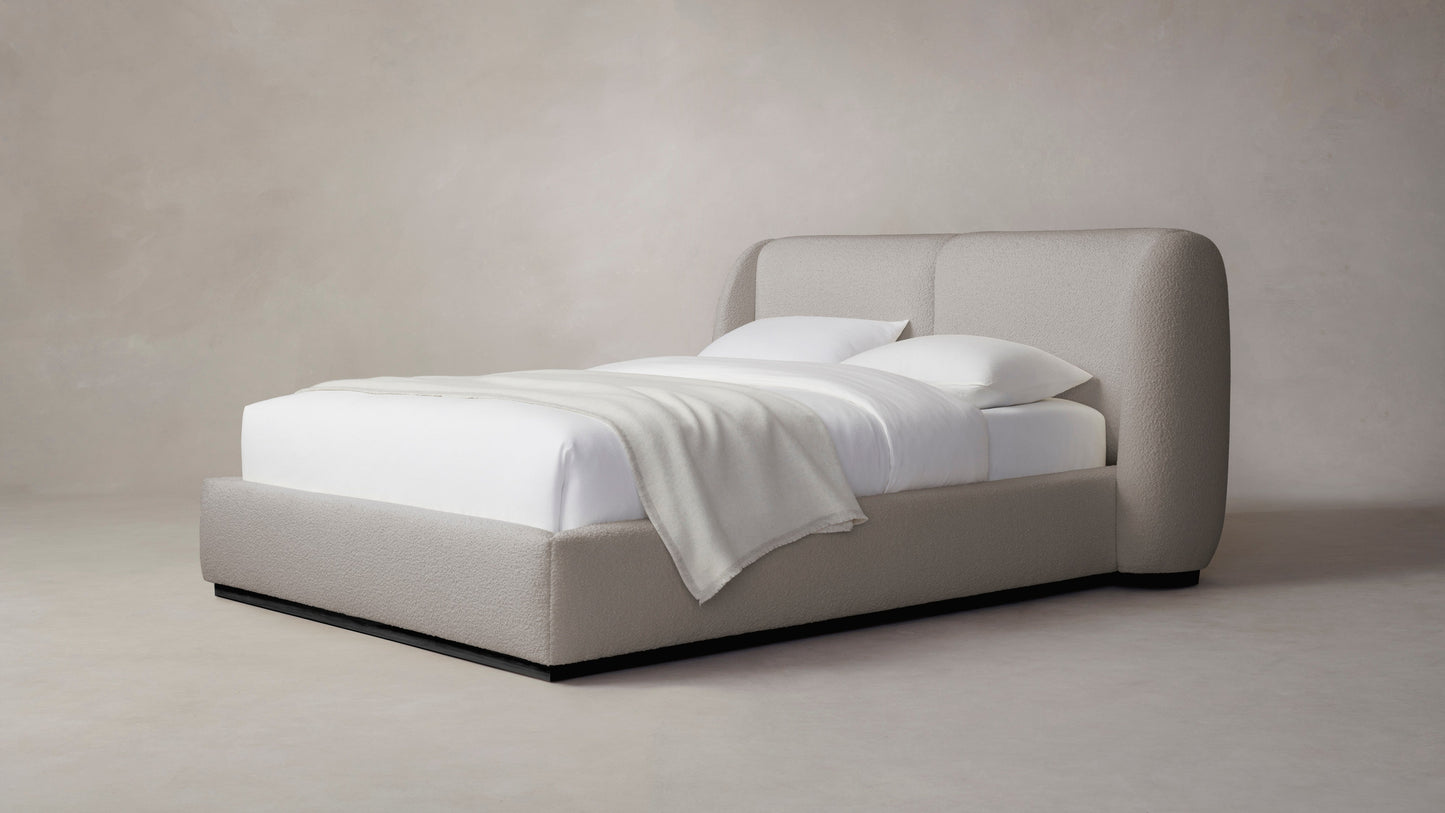 The Smith - Italian Bouclé Fossil Bed - 42" Headboard