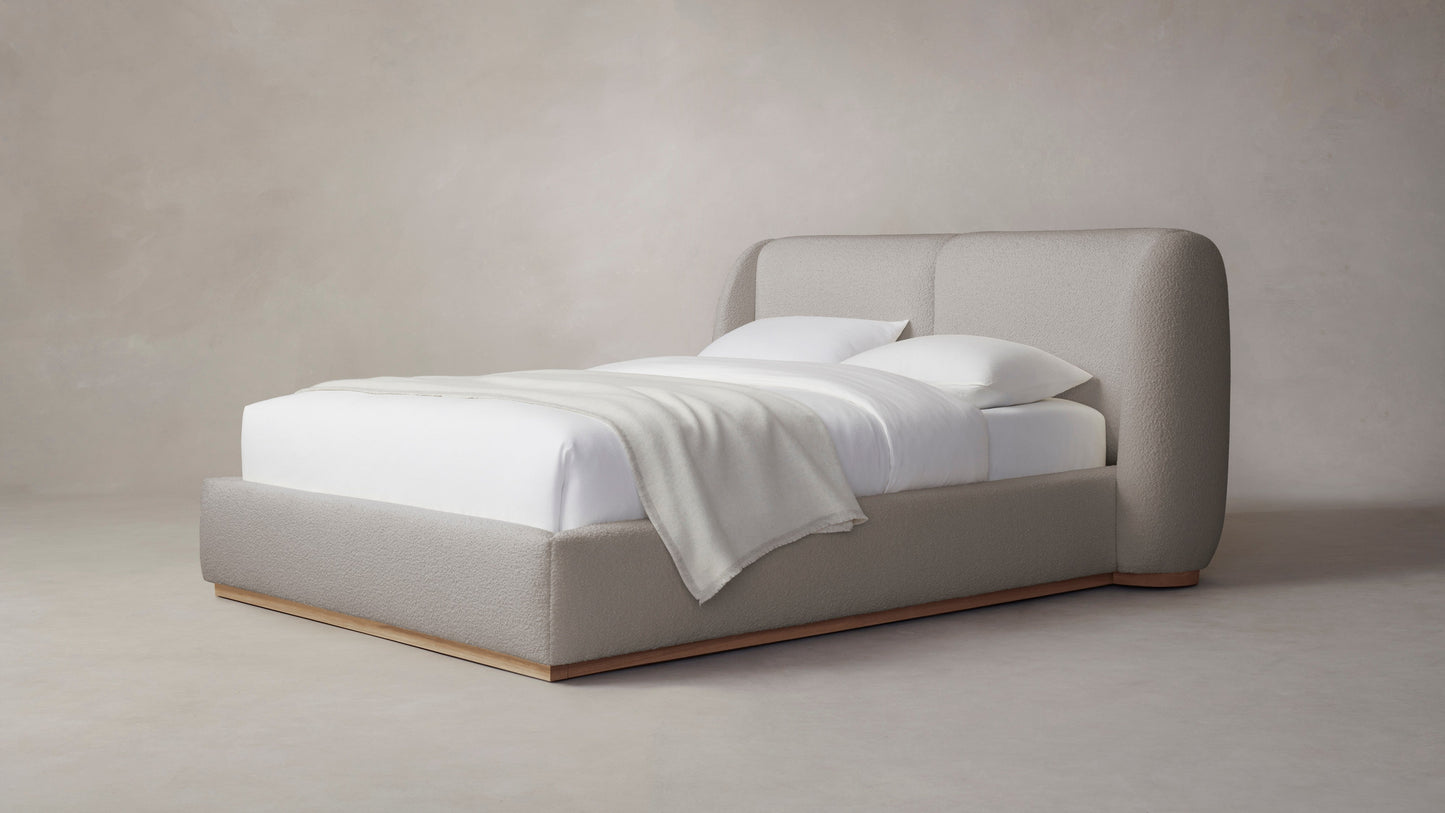 The Smith - Italian Bouclé Fossil Bed - 42" Headboard