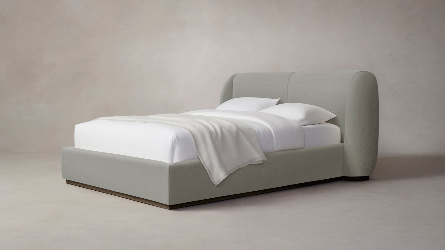 The Smith - Performance Linen Putty Bed - 42" Headboard
