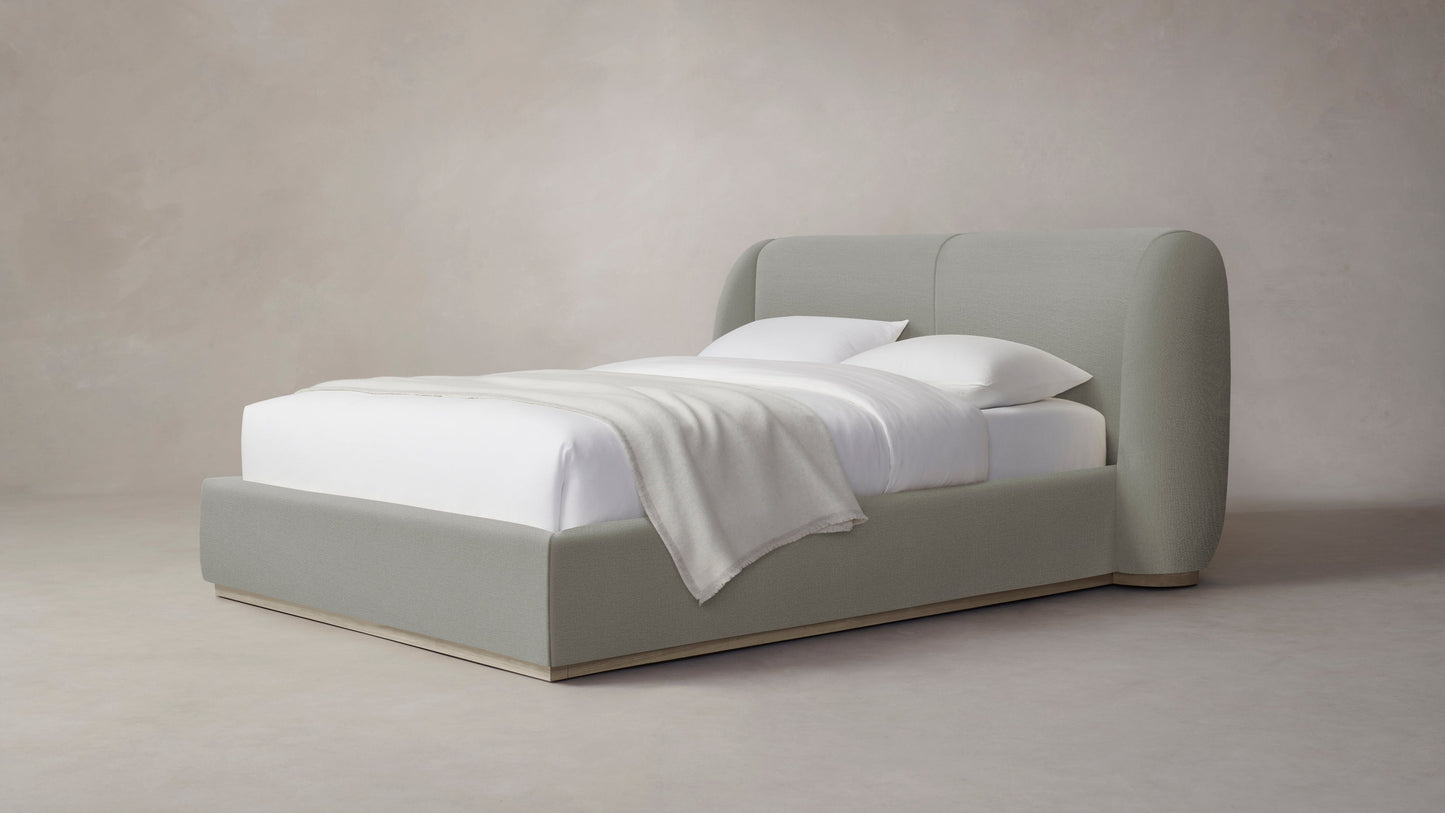 The Smith - Performance Linen Putty Bed - 42" Headboard