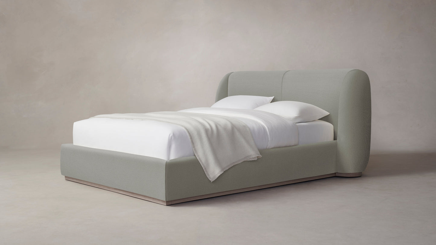 The Smith - Performance Linen Putty Bed - 42" Headboard