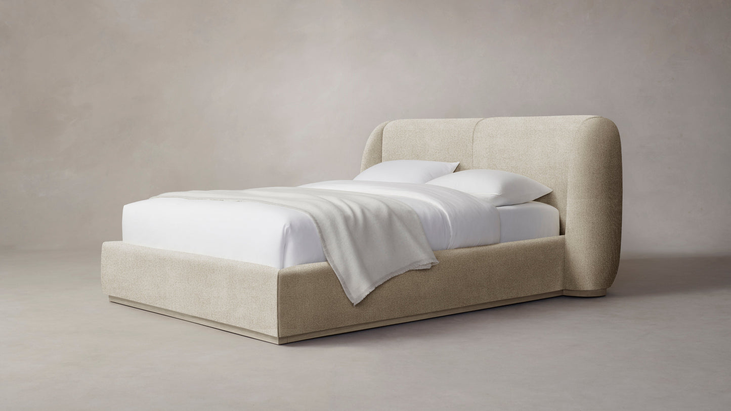 The Smith - Performance Melange Weave Shell Bed - 42" Headboard