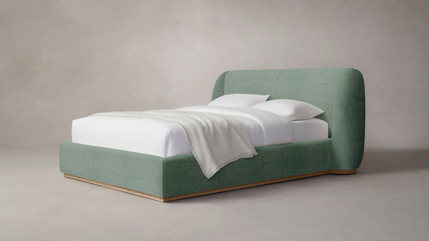 The Smith - Performance Stonewashed Linen Aspen Bed - 42" Headboard