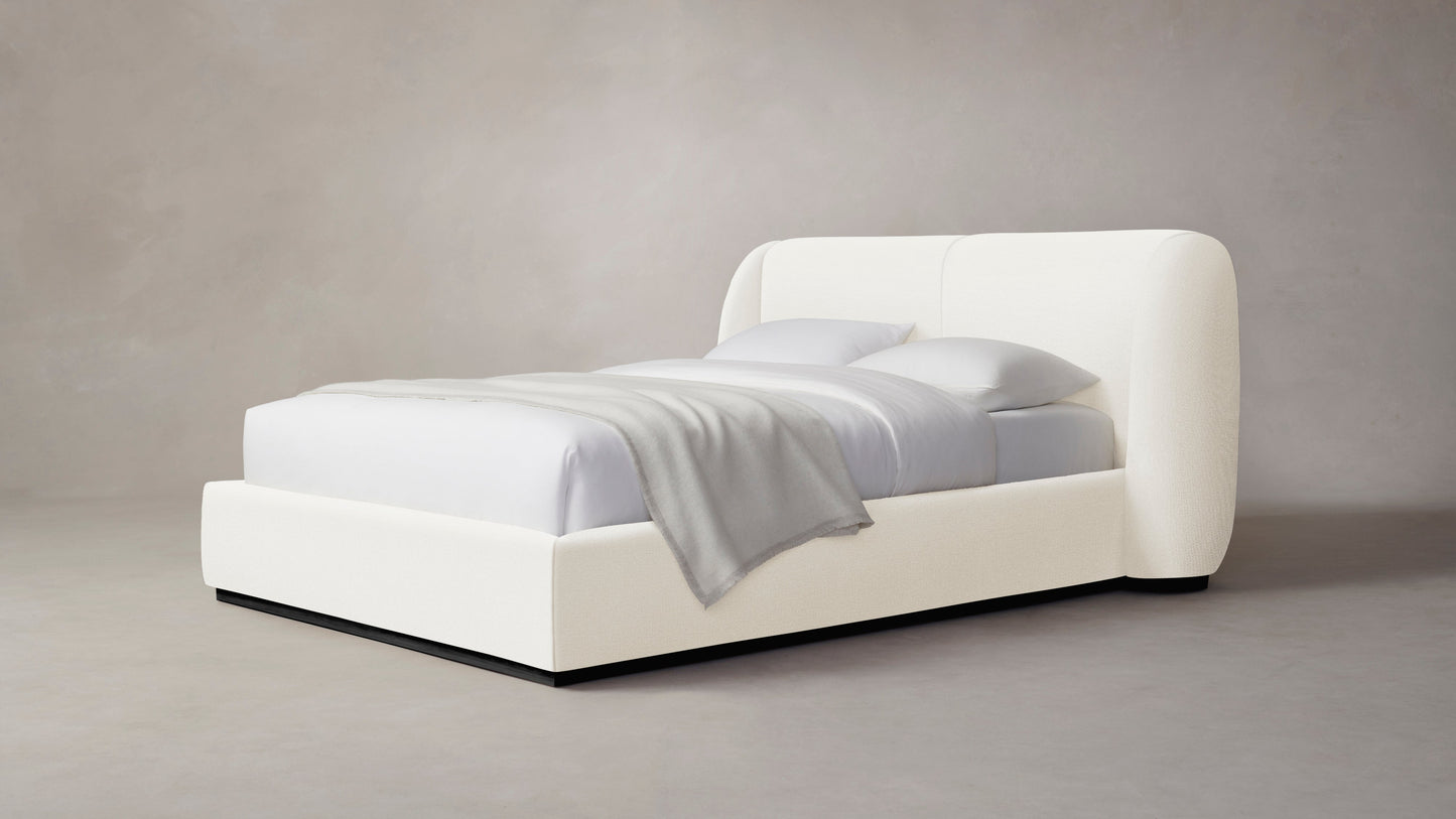 The Smith - Performance Textured Linen Pearl Bed - 42" Headboard