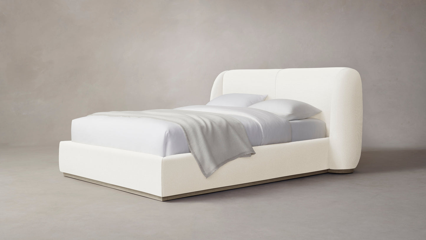 The Smith - Performance Textured Linen Pearl Bed - 42" Headboard