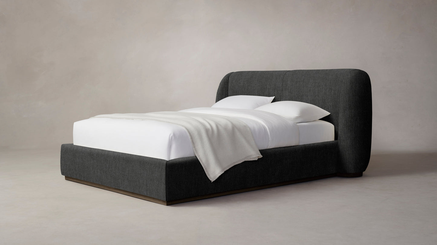 The Smith - Performance Tweed Char Bed - 42" Headboard