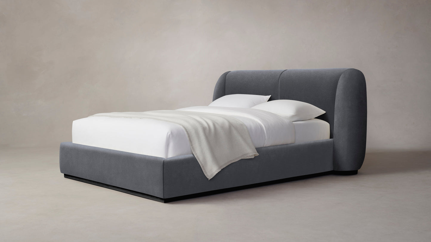 The Smith - Performance Velvet Lunar Bed - 42" Headboard