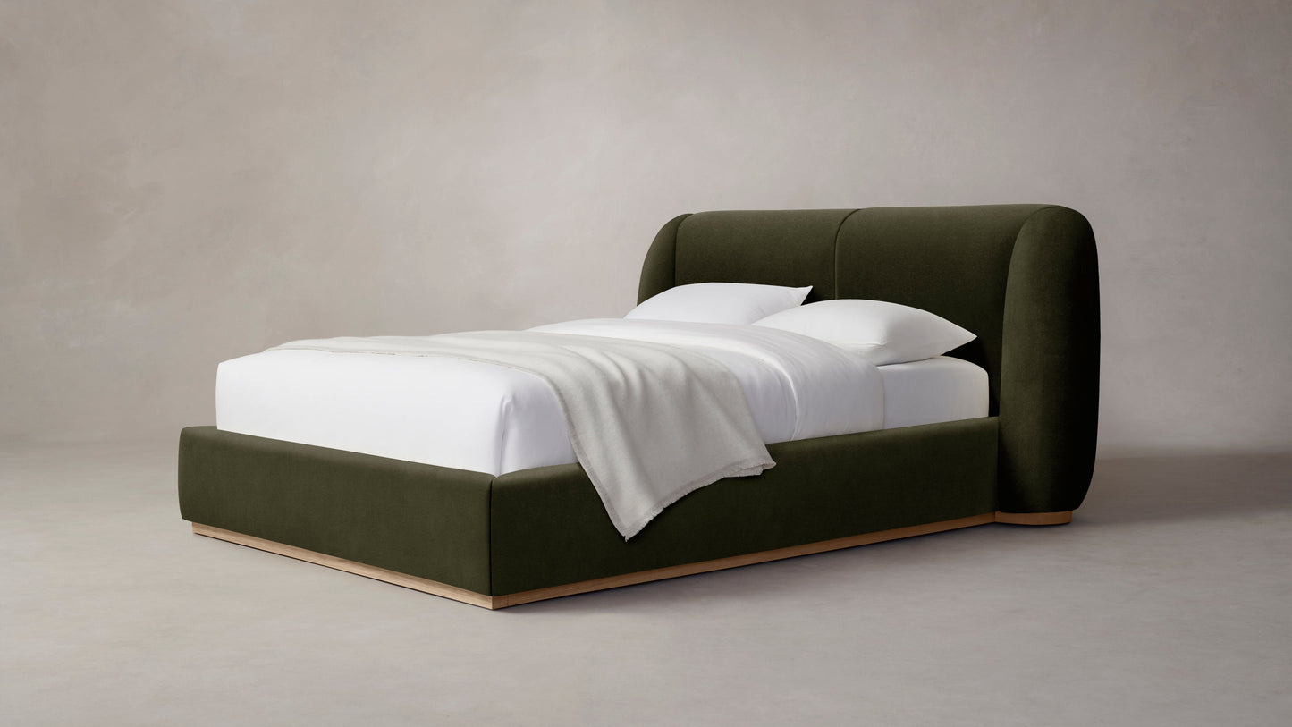 The Smith - Performance Velvet Olive Bed - 42" Headboard