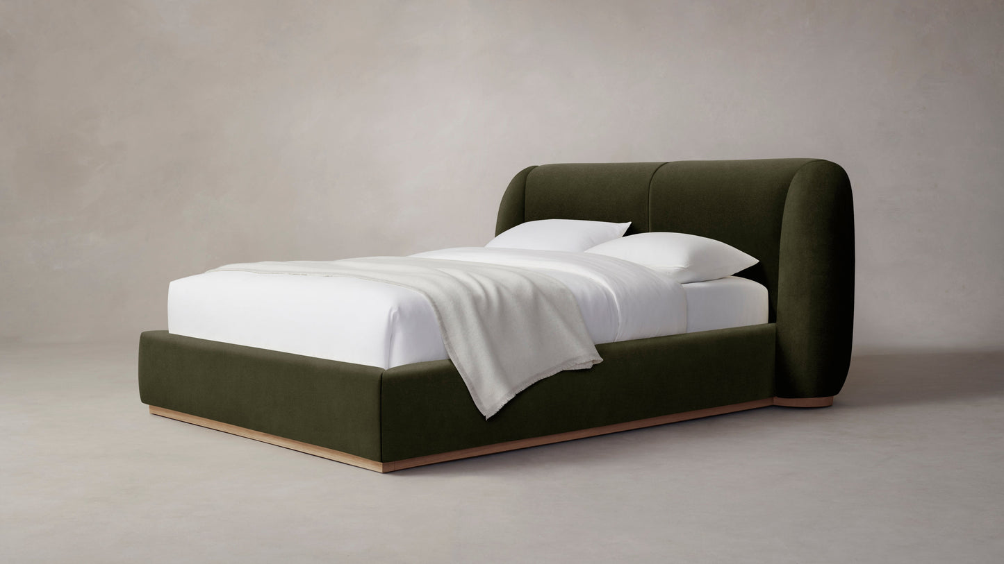 The Smith - Performance Velvet Olive Bed - 42" Headboard