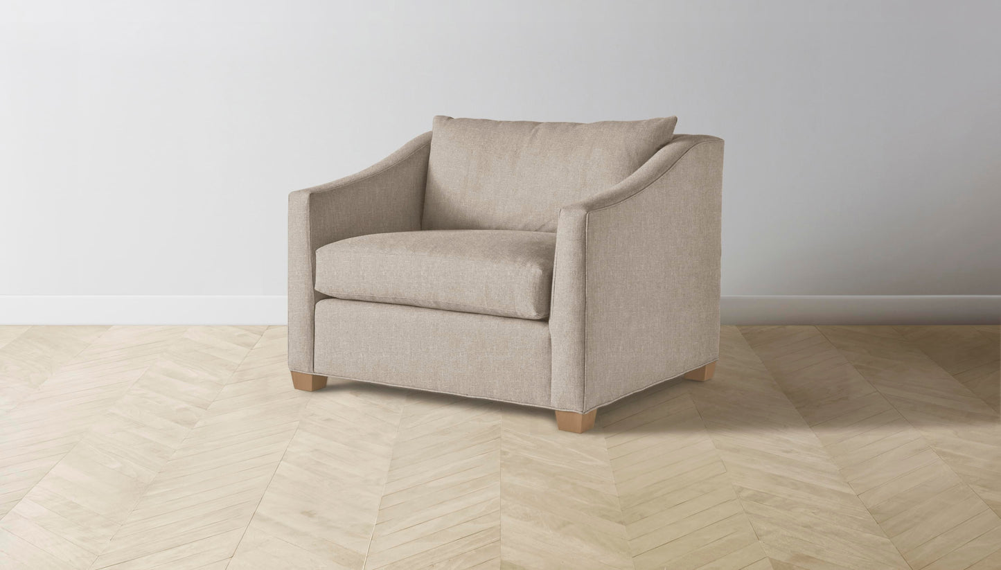 The Sullivan - Merino Wheat Chair and a Half