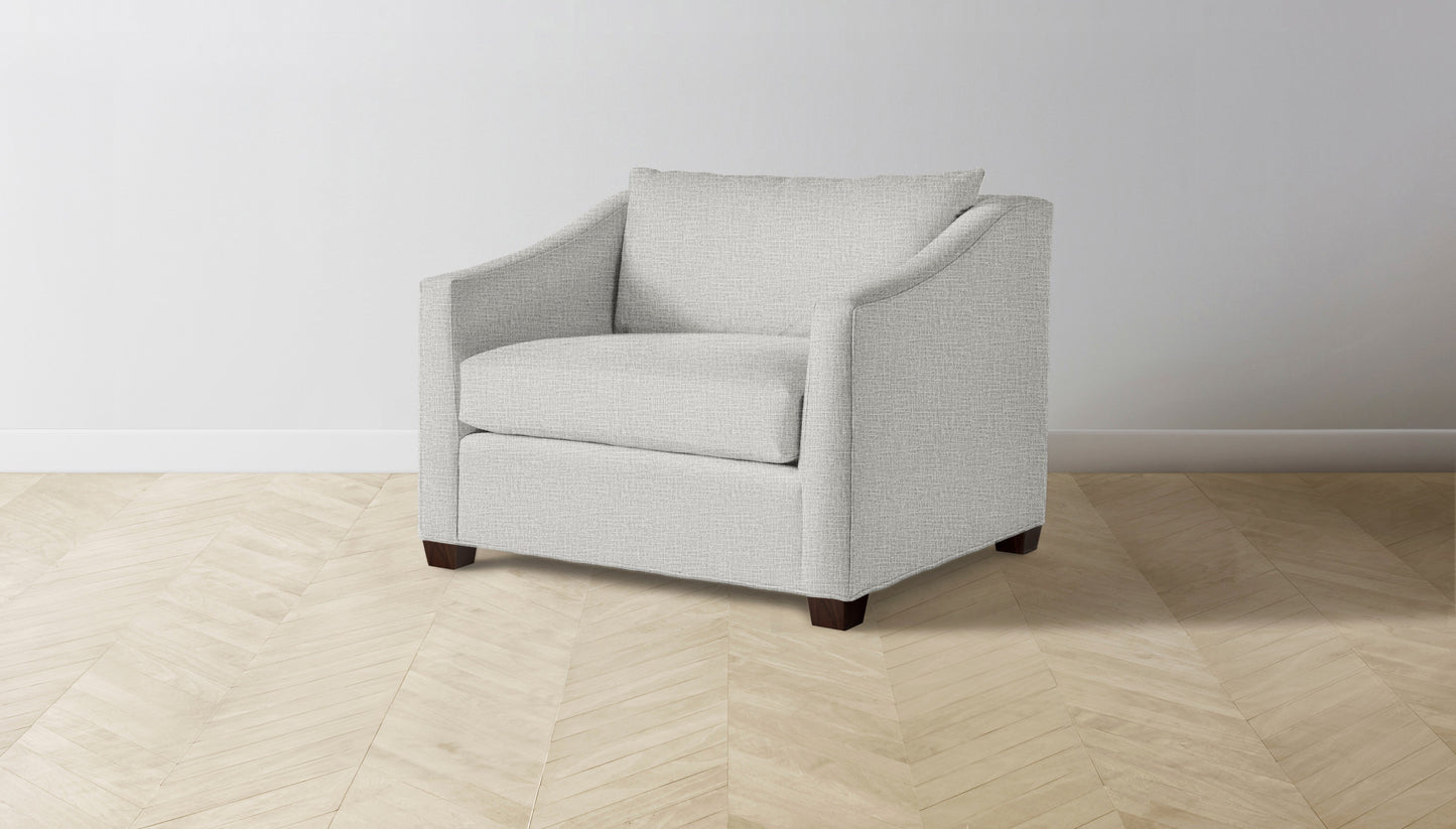 The Sullivan - Performance Woven Chenille Steel Chair and a Half