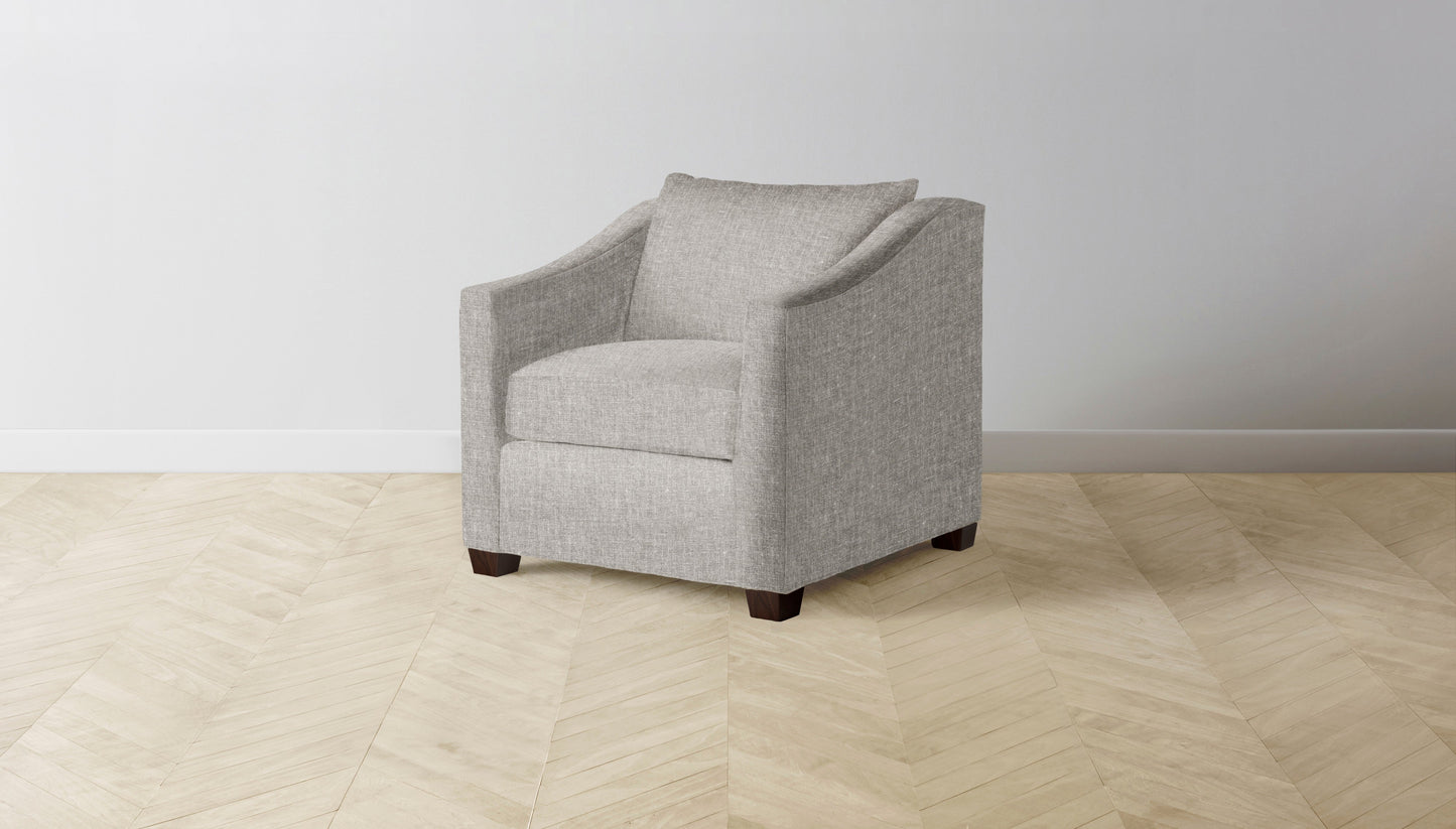 The Sullivan - Belgian Linen Agate Chair