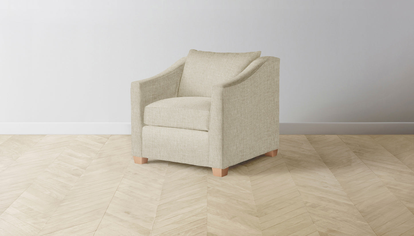 The Sullivan - Belgian Linen Alder Chair
