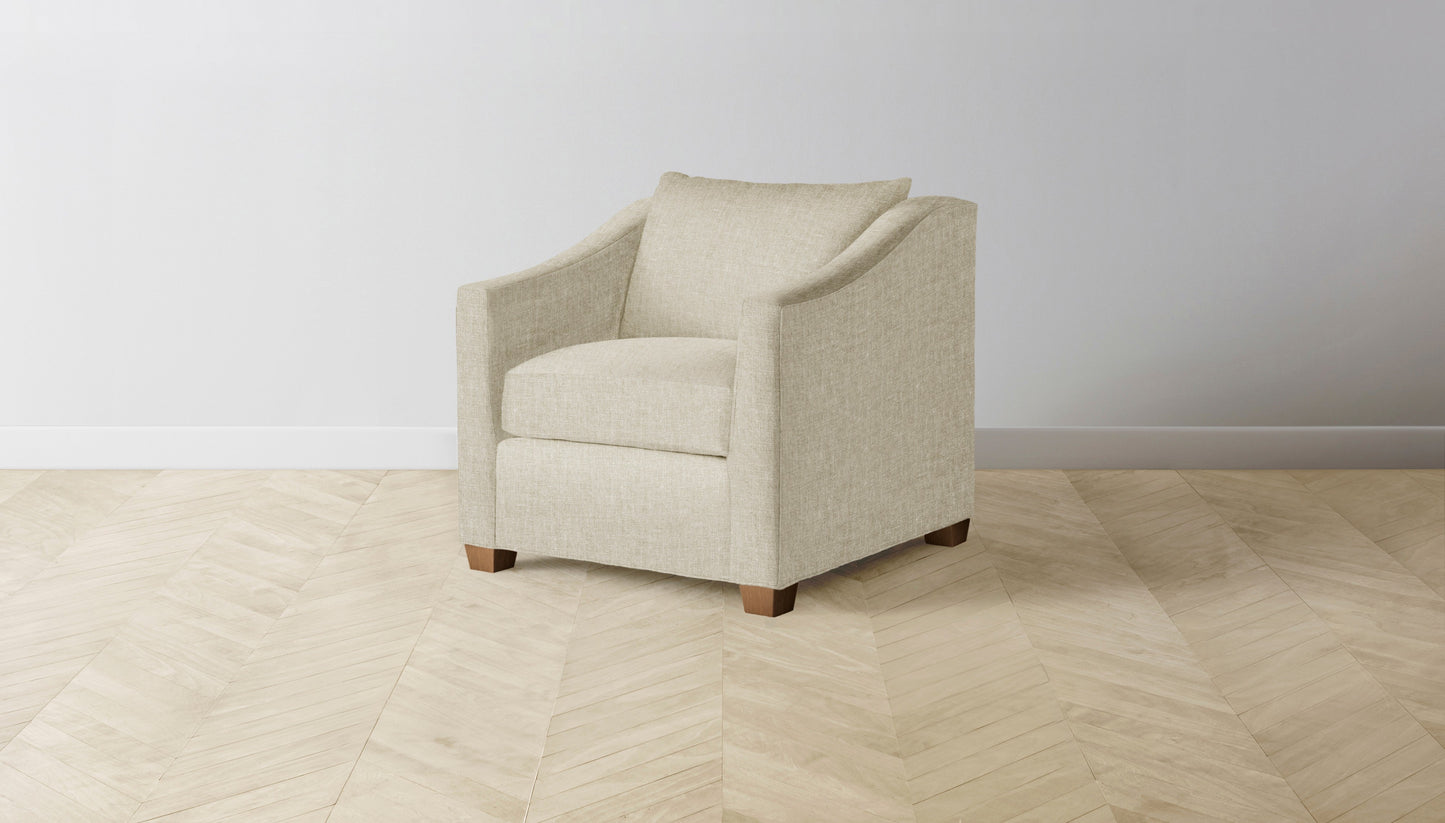 The Sullivan - Belgian Linen Alder Chair