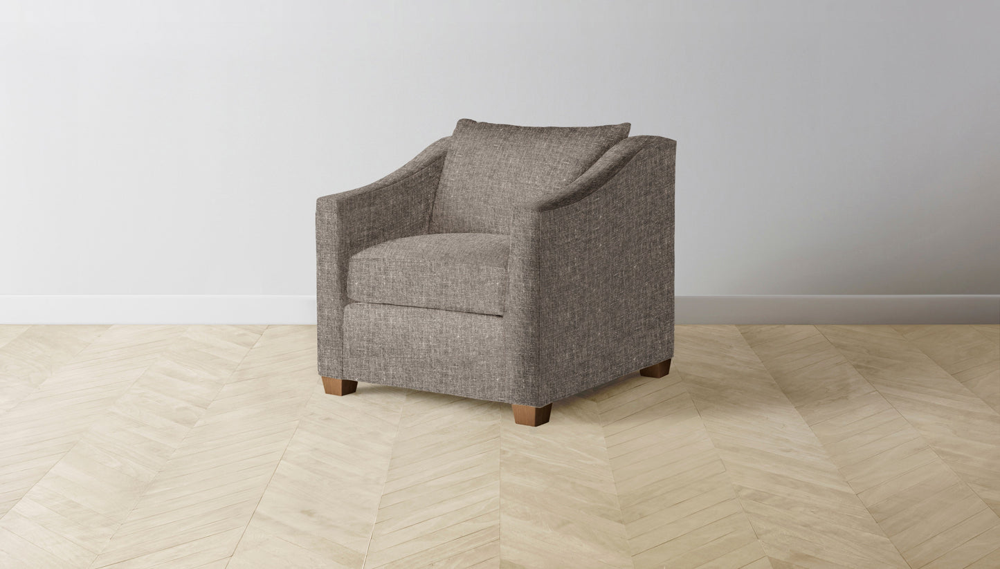 The Sullivan - Belgian Linen Carob Chair