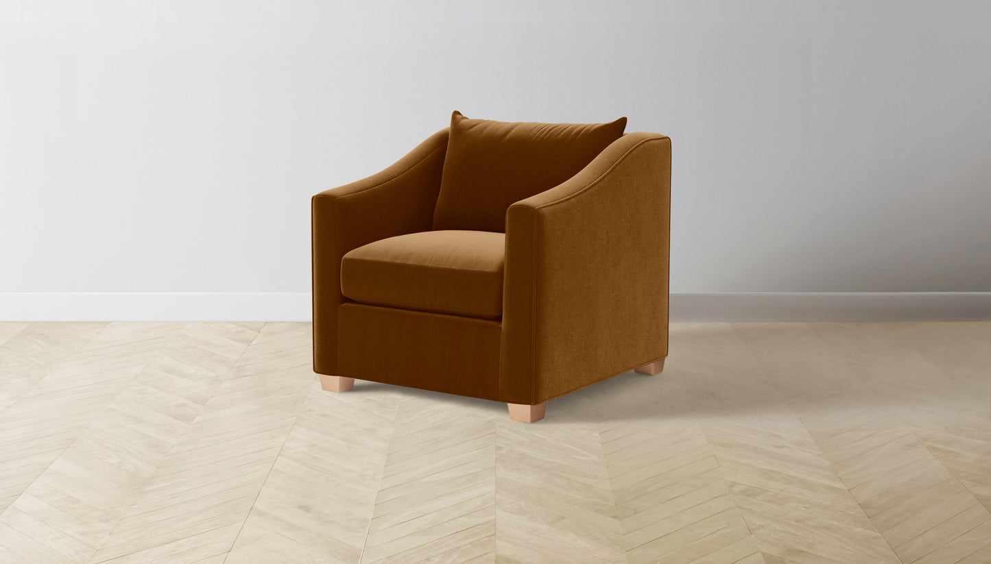 The Sullivan - Mohair Brown Sugar Chair