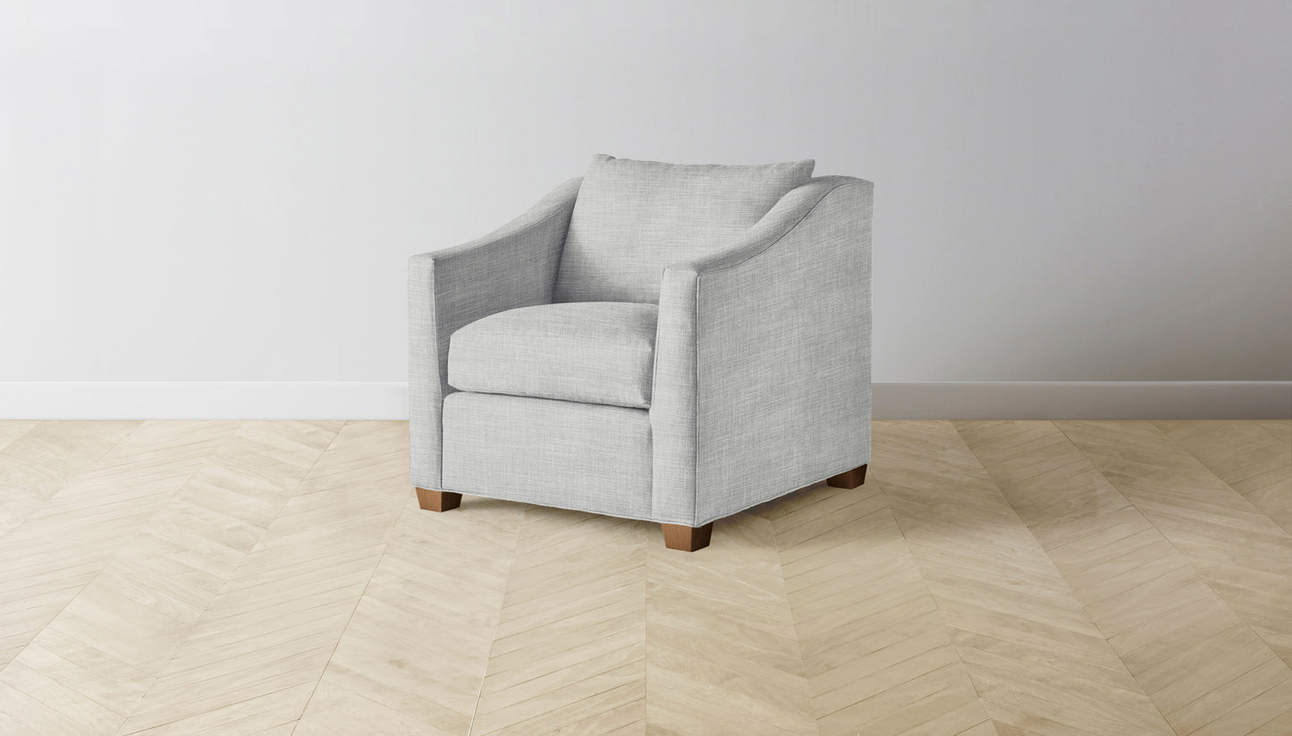 The Sullivan - Performance Textured Tweed Dove Chair