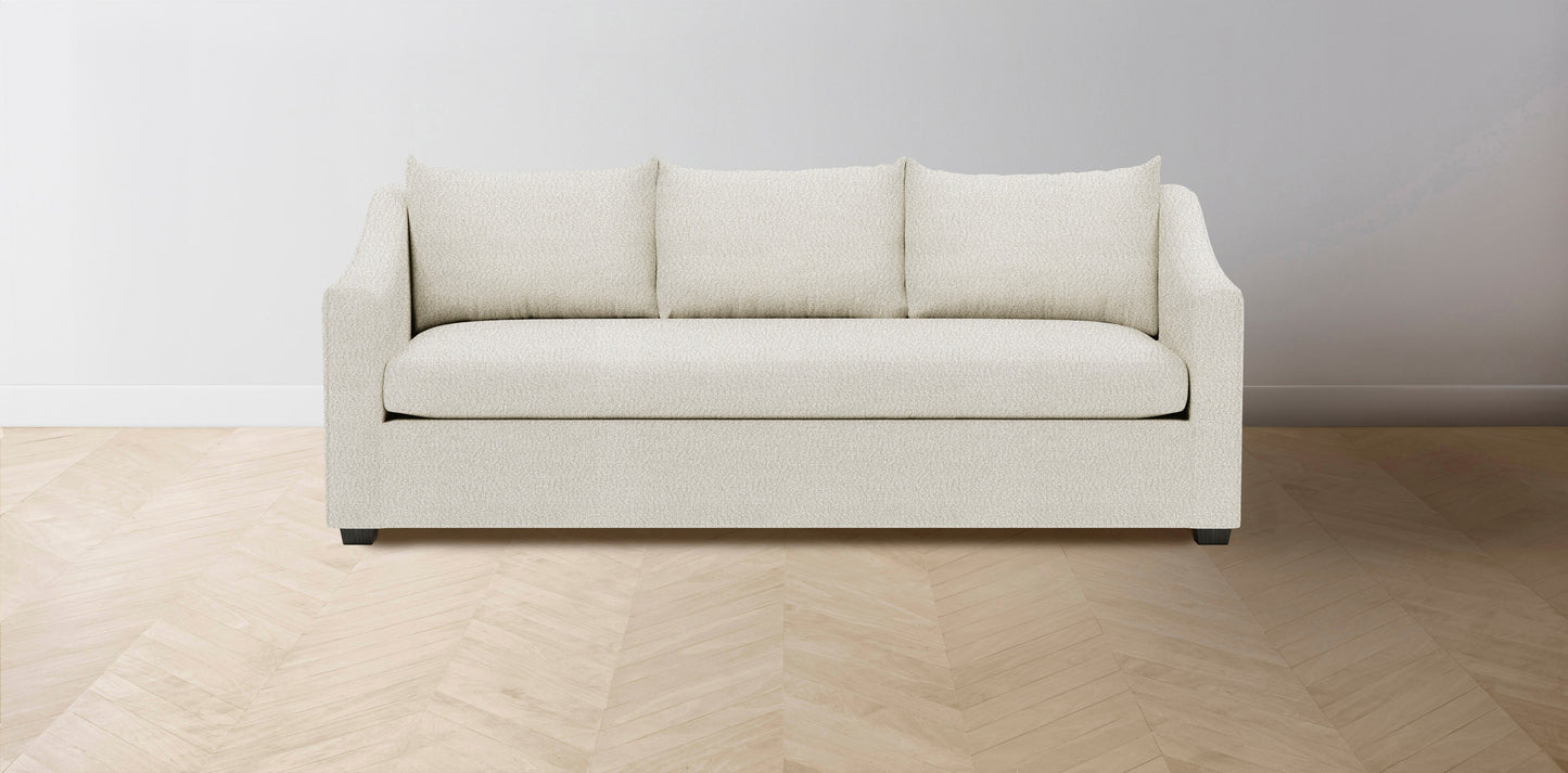 The Sullivan - Italian Bouclé White Sofa