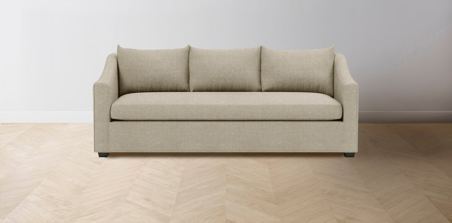 The Sullivan - Performance Stonewashed Linen Clamshell Sofa