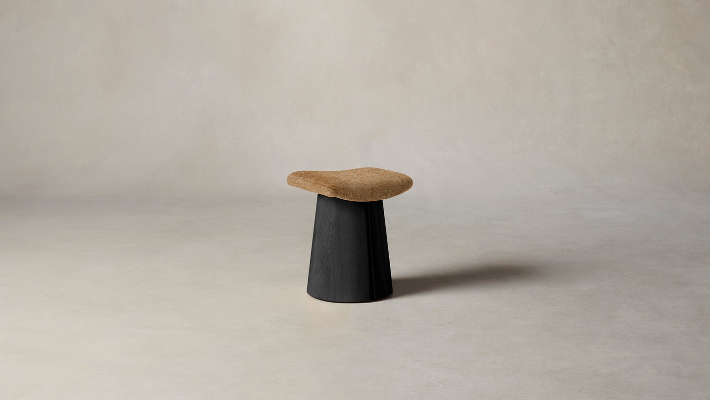 The Weston - Belgian Linen Chai Accent Stool