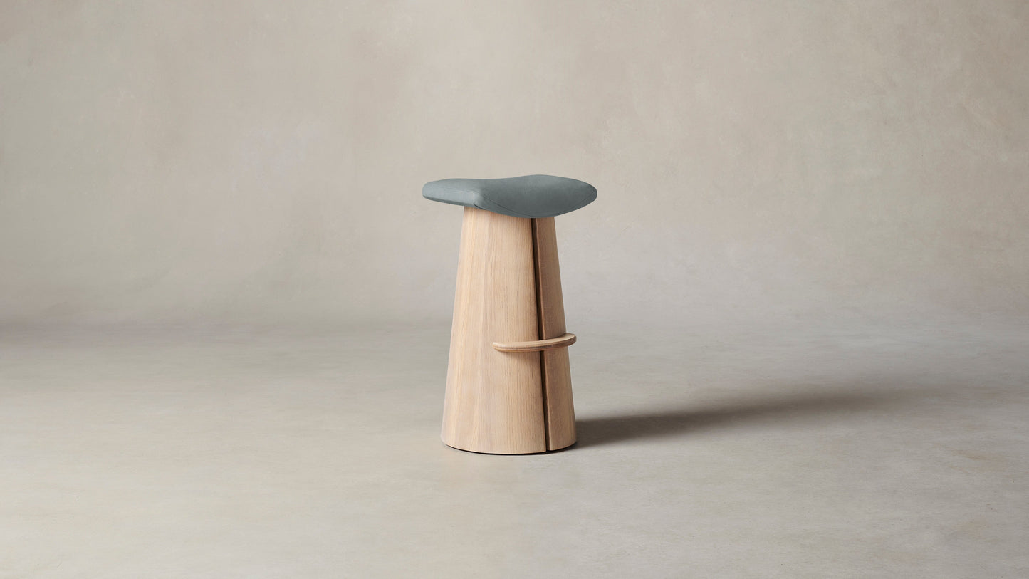 The Weston - Nubuck Leather Tide Bar and Counter Stool