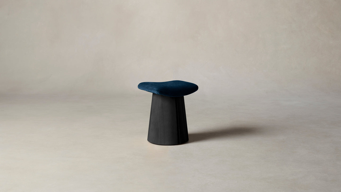 The Weston - Mohair Admiral Stool
