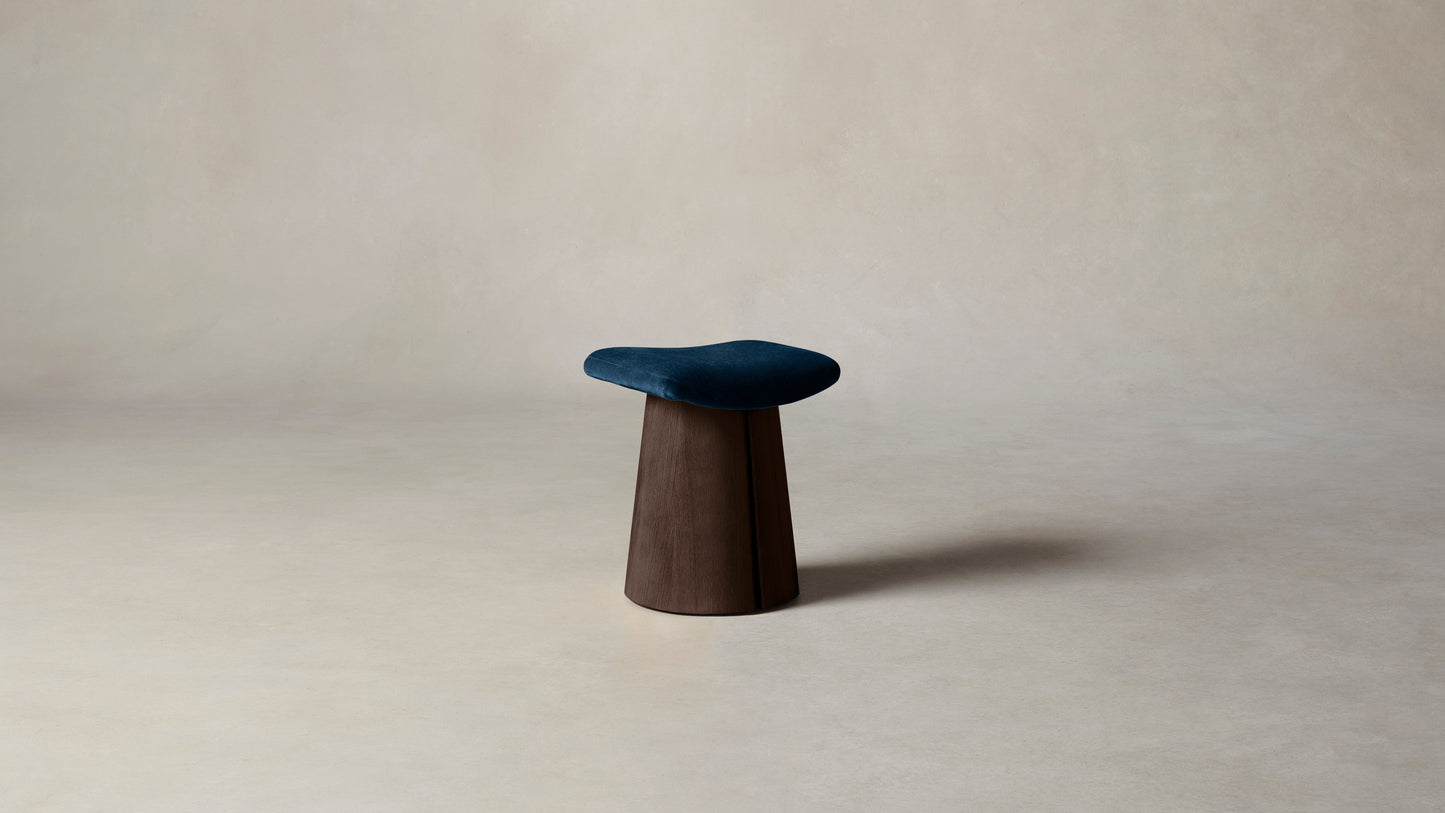 The Weston - Mohair Admiral Stool
