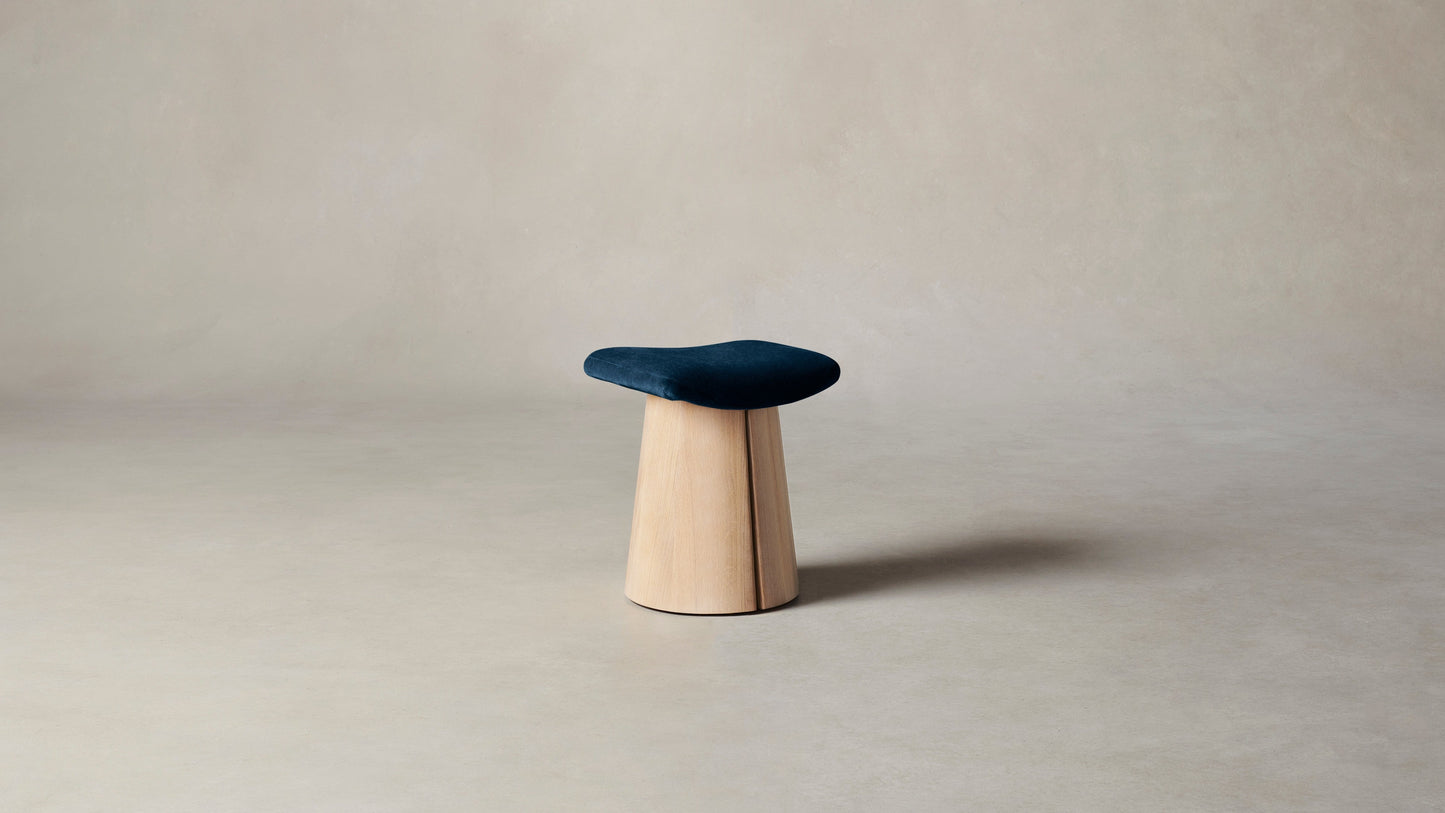 The Weston - Mohair Admiral Stool