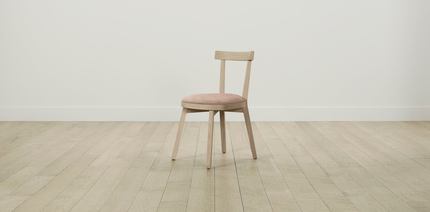 The Allen  - Performance Velvet Dusty Rose Dining Chair