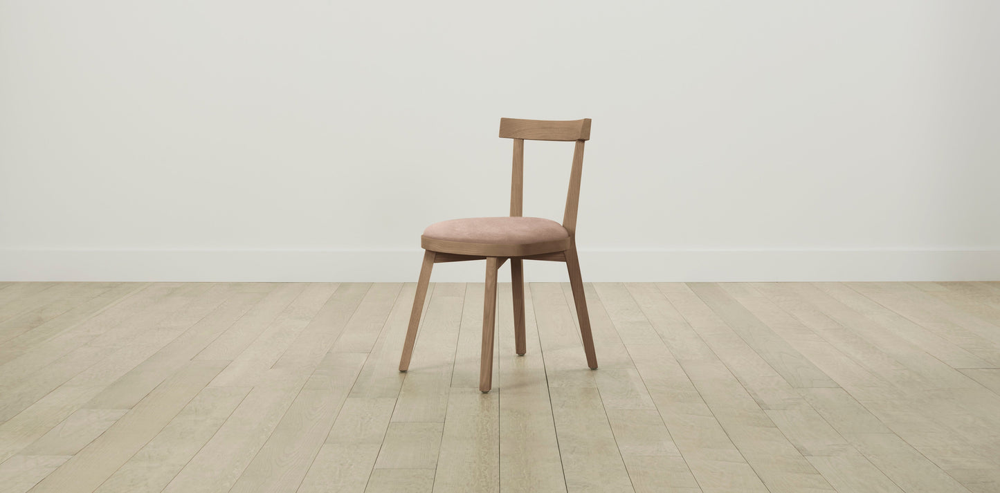 The Allen  - Performance Velvet Dusty Rose Dining Chair