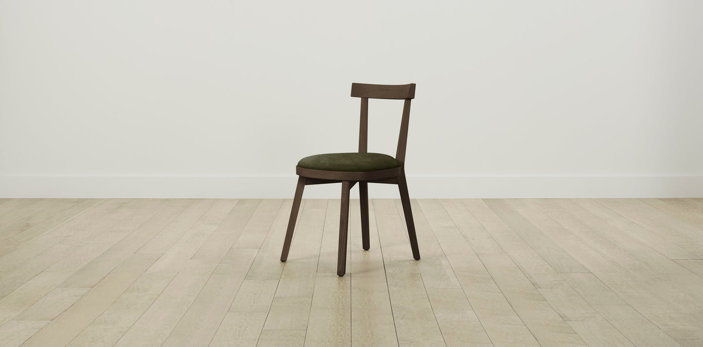 The Allen  - Performance Velvet Olive Dining Chair