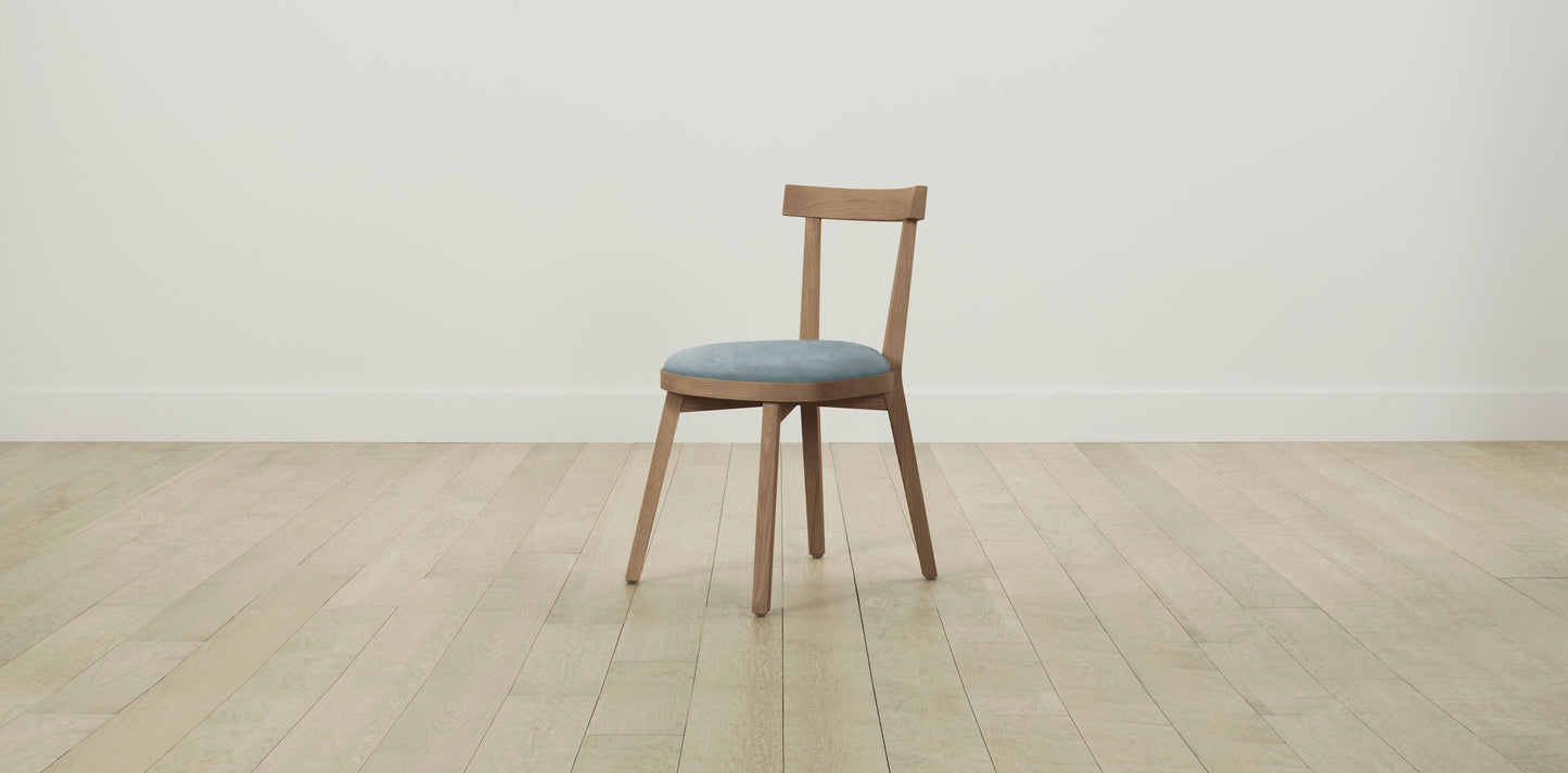 The Allen  - Performance Velvet Sky Dining Chair