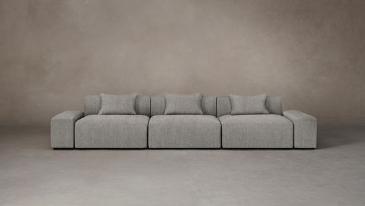 The Breuer Modular  - Performance Tweed Oatmeal Sofa