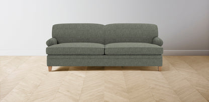 The Carmine  - Belgian Linen Thyme Sofa