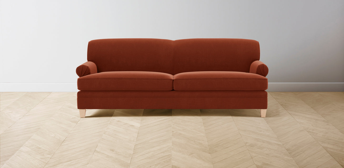 The Carmine  - Mohair Spice Sofa