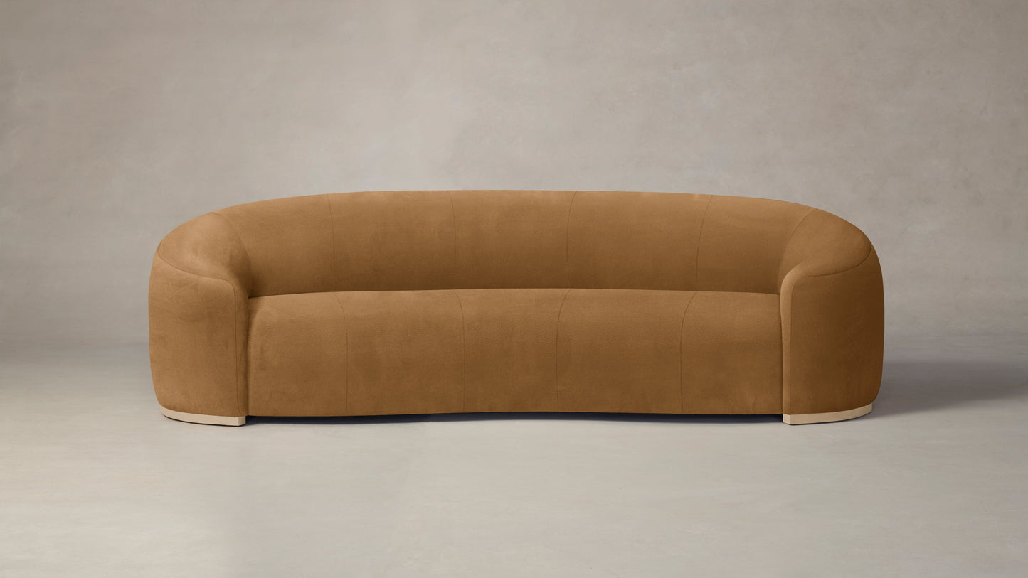 The Chelsea  - Nubuck Leather Saddle Sofa