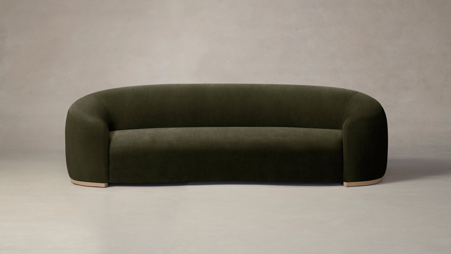 The Chelsea  - Performance Velvet Olive Sofa