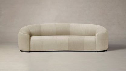 The Chelsea  - Tuscan Leather Bisque Sofa