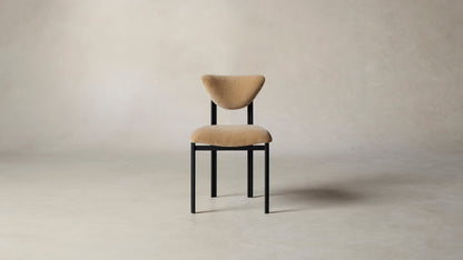 The Cooper  - Mohair Almond Dining Chair