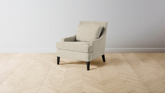 The Downing  - Belgian Linen Alder Chair