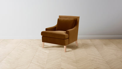 The Downing  - Mohair Brown Sugar Chair