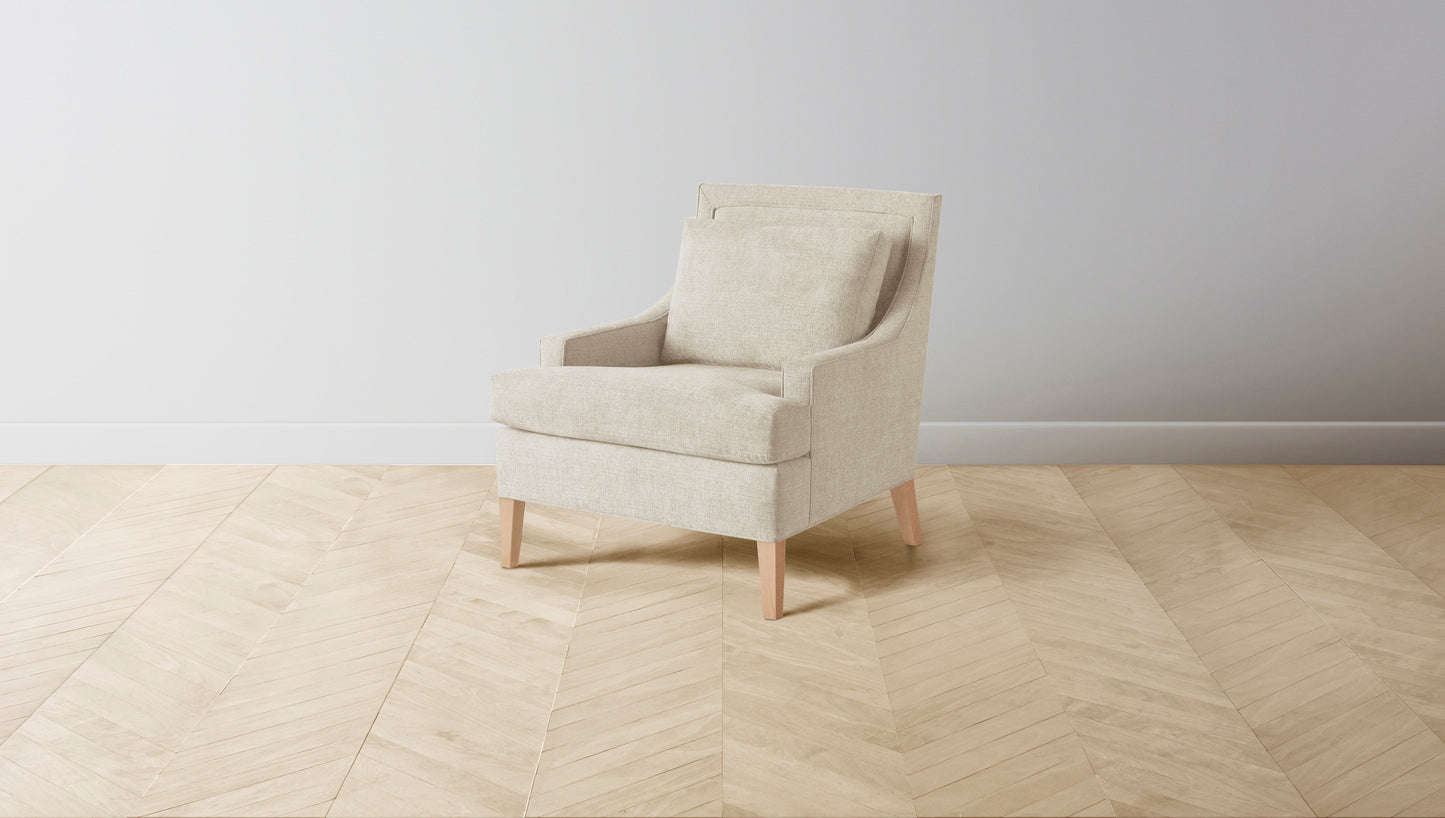 The Downing  - Performance Melange Weave Shell Chair